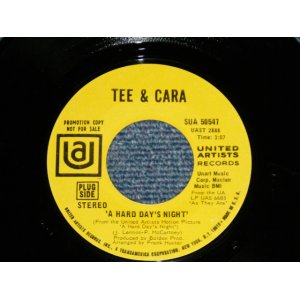 画像: TEE & CARA - A HARD DAY'S NIGHT (Cover Song of The BEATLES)  : STEPPIN' IN TIME (MINT-/MINT-)  / 1969 US AMERICA ORIGINAL "YELLOW LABEL PROMO"  Used 7" Single 