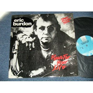 画像: ERIC BURDON  os The ANIMALS - RUN FOR YOUR LIFE  ( Ex+++/MINT-)  / 1988 US AMERICA ORIGINAL "PROMO ONLY" Used 12" Single 