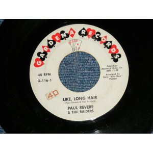 画像: PAUL REVERE and the RAIDERS - LIKE, LONG HAIR : SHARON ( Ex/Ex)  / 1961 US AMERICA ORIGINAL Used 7" Single 