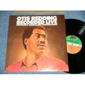 画像: OTIS REDDING - RECORDED LIVE : PREVIOUSLY UNRELEASED PERFORMANCE (Matrix # A) ST-A-824885-A  B) ST-A-824886-A   ( MINT-/MINT-)  / 1982 US AMERICA ORIGINAL  Used LP  Ex++