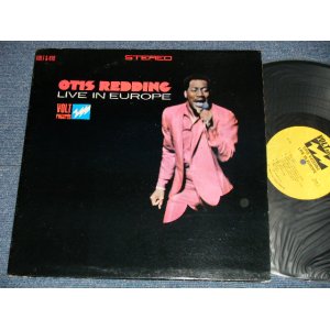 画像: OTIS REDDING - LIVE IN EUROPE ( Matrix # A) ST-VO- 671059-A  LW    B) ST-VO- 671060-A  LW )(Ex++/Ex++) / 1967 US AMERICA ORIGINAL "YELLOW w/DIST. by ATCO Label" Used  LP 