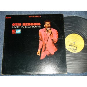 画像: OTIS REDDING - LIVE IN EUROPE ( Matrix # A) ST-VO- 671059-A  LW    B) ST-VO- 671060-A  LW )(Ex-/Ex++ Looks:Ex WOBC, EDSP) / 1967 US AMERICA ORIGINAL "YELLOW w/DIST. by ATCO Label"  Used  LP 