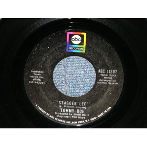 画像: TOMMY ROE - STAGGER LEE  : BACK STREETS AND ALLEYS ( Ex+++/Ex+++ ) / 1971 US AMERICA ORIGINAL Used 7" Single 