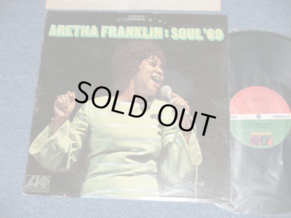 画像1: ARETHA FRANKLIN - SOUL '69  (MATRIX # A)ST-A-681481-AA ▵12787   B)ST-A-681482-AA ▵12787-x   "MO" Press)  (Ex-/Ex++ Looks:Ex+)  / 1969 US AMERICA  1st Press "RED & Green Label" "1841 BROADWAY Label" Used LP  