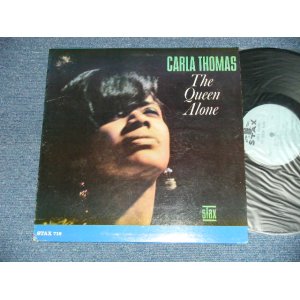 画像: CARLA THOMAS - The QUEEN ALONE (Matrix #     A) STX-12545-A  LW W  /B) STX-12546-A  LW W ) (Ex++/Ex)/ 1969 Version US AMERICA  2nd Press "BLUE with 1841 BROADWAY Credit At Bottom Rounded Label" MONO Used LP 