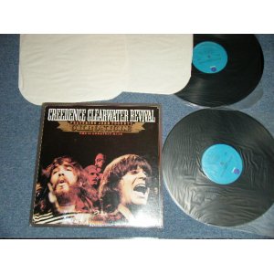 画像: CCR CREEDENCE CLEARWATER REVIVAL -  CHRONICLE (MINT-/MIN) / 1982 Version  US AMERICA REISSUE  "BLUE with PURPLE FANTASY Logo on TOP Label" Used 2-LP 