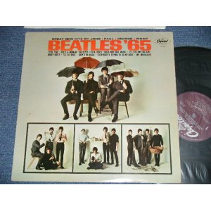 画像: The BEATLES - BEATLES '65( Matrix # A)ST-1-2228 F18#2  /B) ST-2-2228-J15 #5  )  (Ex+++/MINT) / 1978 Version US AMERICA REISSUE "PURPLE Label with LARGE CAPITOL Logo on TOP"  Used LP 