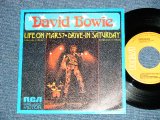 画像: DAVID BOWIE - LIFE ON MARS? : DRIVE-IN SATURDAY(MISS CREDIT onLABEL)   (Ex+++/MINT-) /  1973 SPAIN  ORIGINAL Used 7"SINGLE with PICTURE SLEEVE