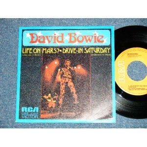 画像: DAVID BOWIE - LIFE ON MARS? : DRIVE-IN SATURDAY(MISS CREDIT onLABEL)   (Ex+++/MINT-) /  1973 SPAIN  ORIGINAL Used 7"SINGLE with PICTURE SLEEVE