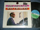 画像: RAY CHARLES -  THE GENIUS OF RAY CHARLES (MINT-/MINT-)  / 1960 Version US AMERICA ORIGINAL 3rd Press "GREEN & BLUE with WHITE FAN Label" STEREO Used LP 