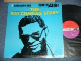 画像: RAY CHARLES -  THE RAY CHARLES STORY(Ex+/Ex+ Looks:Ex++  / 1962 US AMERICA ORIGINAL 1st Press "RED & PLUM with WHITE FAN Label" MONO Used LP 