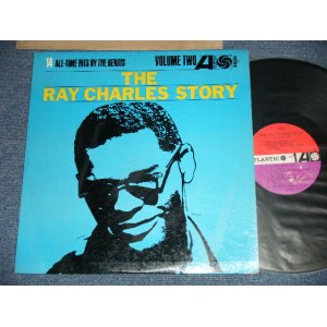 画像: RAY CHARLES -  THE RAY CHARLES STORY(Ex+/Ex+ Looks:Ex++  / 1962 US AMERICA ORIGINAL 1st Press "RED & PLUM with WHITE FAN Label" MONO Used LP 