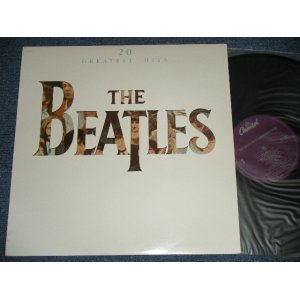 画像:  BEATLES  - 20 GREATEST HITS  ( Matrix #   A) SV-1-12245 F-12 1-1  MATERED BY CAPITOL /B) SV-2-12245 F-12 1-1  MATERED BY CAPITOL ) (MINT-/MINT-)  /  1988 vERSION US AMERICA   3rd Press "PURPLE  with Small CAPITOL at Top Label"  Used  LP