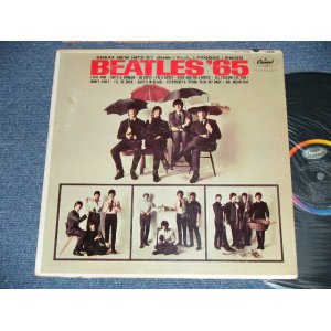 画像: The BEATLES - BEATLES '65( Matrix # A) T1-2228-J-12   2 /B) T2-2228-J-10 )  (Ex/Ex+  EDSP)  / 1965 US AMERICA ORIGINAL "BLACK with RAINBOW RING & CAPITOL Logo on TOP Label" MONO Used LP 