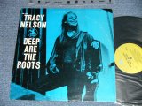 画像: TRACY NELSON (of  MOTHER EARTH)  - DEEP ARE THE ROOTS (Ex+/Ex++ Looks:Ex+++ EDSP) / 1972 Version US AMERICA REISSUE "LIME GREEN Label" Used  LP 