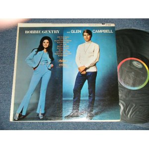 画像: BOBBIE GENTRY & GLEN CAMPBELL -  BOBBIE GENTRY & GLEN CAMPBELL( MINT-/MINT- B-4:Ex++)  / 1968 US AMERICA ORIGINAL 1st Press "BLACK with RAINBOW Label"  Used LP 