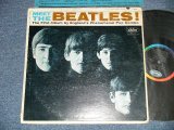 画像: The BEATLES - MEET THE BEATLES  ( Matrix # A) T-1-2047-P-11 #3    B) T-2-2047-T-14 )  ( VG+/Ex Looks:VG++ ) / 1964 US AMERICA  1st Press "BLACK with RAINBOW Color Band Label"  "BEATLES Logo on TAN To BROWN  Front Cover" MONO Used LP   