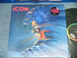 画像: ICON - ICON  (with POSTER)  (Ex+++/Ex++ Looks:VG++, MINT-)  / 1984 US AMERICA ORIGINAL Used LP 