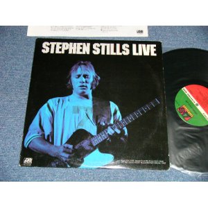 画像: STEPHEN STILLS - LIVE ( Matrix #  A) ST-A-753505B ▵20264 (1) PR     B) ST-A-753506B ▵20264-x  (1) PR) ( Ex+++/MINT-)  / 1975 US AMERICA ORIGINAL 1st Press "GREEN and RED Label" "75 ROCKFELLER Label" Used LP 