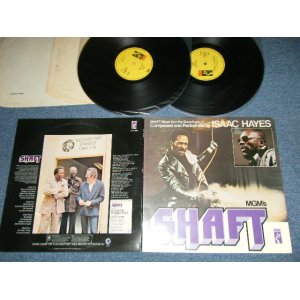 画像: ISAAC HAYES ost - SHAFT ( Ex+++/Ex+++) / 1974 UK ENGLAND ORIGINAL Used 2-LP 