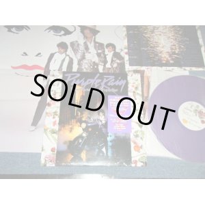 画像: PRINCE - PURPLE RAIN  (PURPLE Wax Vinyl & With POSTER) (MINT-/MINT- Looks:Ex+++)  / 1985 US AMERICA ORIGINAL Used  LP 