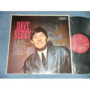 画像: DAVE BERRY - DAVE BERRY  (1A/1A) ( Ex++/Ex+++ Looks:Ex++ )  / 1964 UK ENGLAND ORIGINAL "MAROON with Unboxed DECCA Label" MONO Used LP 