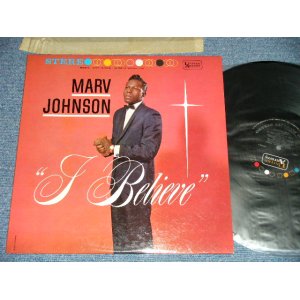 画像: MARV JOHNSON - I BELIEVE (MINT-/MINT-)  / 1962 US AMERICA ORIGINAL "PROMO STAMP" "STEREO"  Used LP 