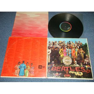 画像:  BEATLES  - SGT PEPPERS LONELY HEARTS CLUB BAND (Matrix #    A) MAL-1-2653-F8   B) MAL-2-2653-F-8) Ex+/Ex++ Looks:Ex++) / 1967 US AMERICA ORIGINAL "BLACK With RAINBOW Label" "MONO" Used LP 