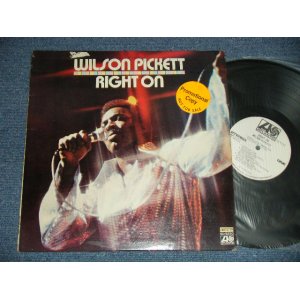 画像: WILSON PICKETT - RIGHT ON (Matrix #   A) ST-A-691813-B LW  B) ST-A-691814-A LW)  ( Ex/MINT-  TEAROFC )  / 1970 US AMERICA  ORIGINAL "WHITE LABEL PROMO" 1st Press "1841 BROADWAY" Label  Used   LP  