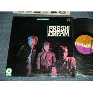 画像: CREAM - FRESH CREAM (Matrix #A) ST-C-66957-A  LW    B) ST-C-66958-A LW )  (MINT-/Ex+++ With SHRINK WRAP ) / 1967 US AMERICA ORIGINAL 1st Press "PURPLE & BROWN" label STEREO Used LP 