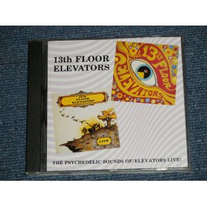 画像: 13TH FLOOR ELEVATORS - THE PSYCHEDELIC SOUNDS OF/ELEVATORS LIVE(2 in 1) (MINT-/MINT)  / 1988 US AMERICA Used CD 