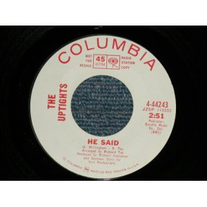 画像: The UPTIGHTS - HE SAID : SHY GUY  (MINT-/MINT-)  / US AMERICA ORIGINAL "WHITE LABEL PROMO" Used 7"45  Single