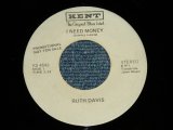 画像: RUTH DAVIS - I NEED MONEY : THE SMARTEST FOOL (Ex++/Ex++)  / US AMERICA ORIGINAL  "WHITE LABEL PROMO" Used 7"45  Single