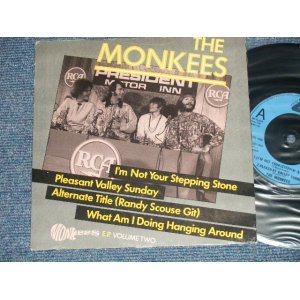 画像: THE MONKEES -  THE MONKEES EP Volume TWO (Ex++/Ex+++)  / 1981 UK ENGLAND ORIGINAL   Used 7" 45 rpm EP 