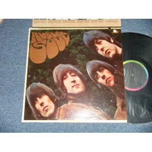 画像: The BEATLES - RUBBER SOUL ( Matrix #    A) T-1-2442-F3#2  B) T-2-22442-G6 ) (Ex/Ex+++ TAPE SEAM, EDSP, TEAROFC ) / 1965 US AMERICA ORIGINAL "BLACK with RAINBOW Label" MONO Used LP