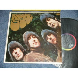 画像: The BEATLES - RUBBER SOUL (      Matrix #    A) T1-2442-T6G  B) T2-2442-P1G) (Ex+/Ex+++ A-1,2: Ex+ ) / 1965 US AMERICA ORIGINAL "BLACK with RAINBOW Label" MONO Used LP