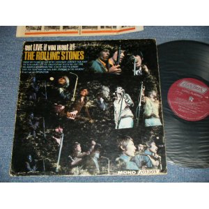 画像: ROLLING STONES - GOT LIVE IF YOU WANT IT! : With TITLESEAL On Front Cover  ( Matrix  # A) ARL-7517-1A /B)  ARL-7518-1B ) ( VG+++/Ex+  EDSP, TEAROL )  /  1966 US AMERICA  ORIGINAL "MAROON Label with Boxed LONDON" MONO Used LP