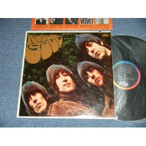 画像: The BEATLES - RUBBER SOUL (      Matrix # A) T-1-2442-F11  B) T-2-2442-G-12) (Ex+/Ex+++  Looks:Ex+ ) / 1965 US AMERICA ORIGINAL "BLACK with RAINBOW Label" MONO Used L