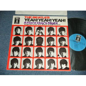 画像: THE BEATLES - YEAH! YEAH! YEAH! : A HARD DAYS NIGHT ( Ex+++/MINT-  )  / 1970's GERMAN  FENCH EXPORT? BLUE Label  Used LP 