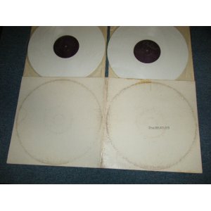 画像:  BEATLES  - THE BEATLES ( WHITE ALBUM ) (NO INSERTS )  ( Ex/ MINT-  )  / 1978 US AMERICA Limited "WHITE WAX Vinyl"  Used 2-LP 