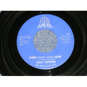 画像: CRAZY ELEPHANT - GIMME GIMME GOOD LOVIN'  : DARK PART OF MY MIND  (FUZZ PSYCHE GARAGE )  (Ex+/Ex+ ) / 1969  US AMERICA ORIGINAL  Used  7" Single 