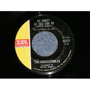 画像: The IRRESISTABLES - AS SWEET AS YOU CAN BE : YEARNING FRO LOVE (MINT-/MINT-)  (MINT-/MINT-) /  1966 US AMERICA ORIGINAL Used 7"45  Single