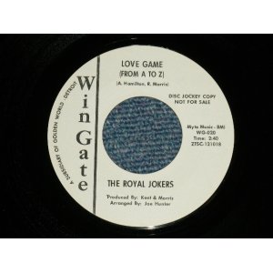 画像: THE ROYAL JOKERS (Northern) - LOVE GAME ( FROM A TO Z)  -  FROM A TO Z (LOVE GAME) (MINT-/MINT-) 1966  US AMERICA ORIGINAL "WHITE LABEL PROMO" Used 7"45  Single