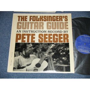 画像: PETE SEEGER  - THE FOLK SINGERs'S GUITAR GUIDE : ALL INSTRUCTION RECORDS BY PETE SEEGER (Ex++/Ex+++, Ex+++) / 1955  US AMERICA ORIGINAL Used LP's 