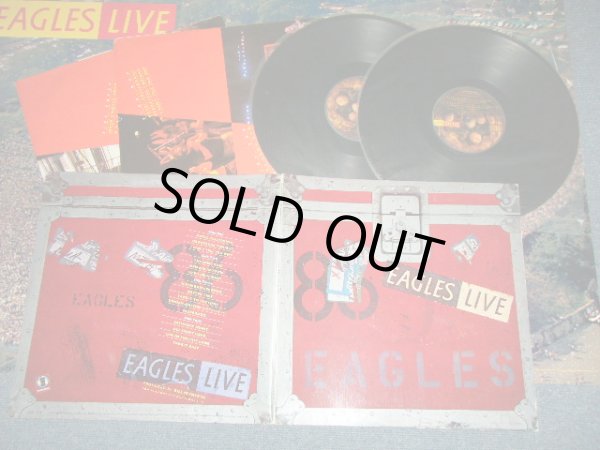 画像1: EAGLES - EAGLES LIVE (Matrix # A)BB 705 A 1 SP STERLING TJ    B)BB 705 B 5 SP STERLING TJ    C)BB 705 C 7 ED STERLING    D)BB 705 D 5 ED SP STERLING  )  (Ex++/MINT-) / 1980 US AMERICA ORIGINAL  "With POSTER"  Used 2-LP's 