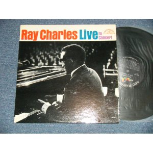 画像: RAY CHARLES - LIVE IN CONCERT(Ex+/Ex, Ex++ )  / 1965 US AMERICA ORIGINAL MONO  Used LP 