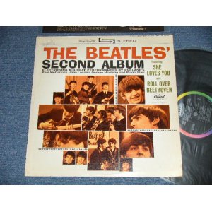 画像: THE BEATLES - SECOND ALBUM (Matrix #   A)ST-1-2080-A5   B)ST-2-2080-A-5  ) ( Ex+/Ex-1 WOFC)  / 1964 US AMERICA ORIGINAL "BLACK with RAINBOW Label" STEREO Used LP 