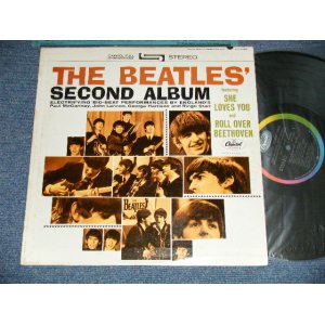 画像: THE BEATLES - SECOND ALBUM (Matrix #   A)ST-1-2080-A3   B)ST-2-2080-B4#4  ) (Ex++/MINT-)  / 1964 US AMERICA ORIGINAL "BLACK with RAINBOW Label" STEREO Used LP 