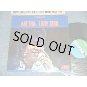 画像: ARETHA FRANKLIN - LADY SOUL (Matrix #  A) ST-A-681207-AA  ▵11523     B) ST-A-681208-AA  ▵11523-x)  (MINT-, Ex+/Ex+++ ) / 1968 US AMERICA ORIGINAL "GREEN & BLUE Label" Used LP 　