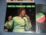 画像: ARETHA FRANKLIN - SOUL '69 ( Matrix #   A) ST-A-681481-B   B) ST-A-681482-B     "MO" Press) (Ex+/Ex+++ EDSP) / 1969 US AMERICA ORIGINAL 1st Press "GREEN & RED with 1841 BROADWAY Label" Used LP 　